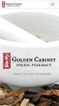 Mobile Screenshot of goldencabinetherbs.com